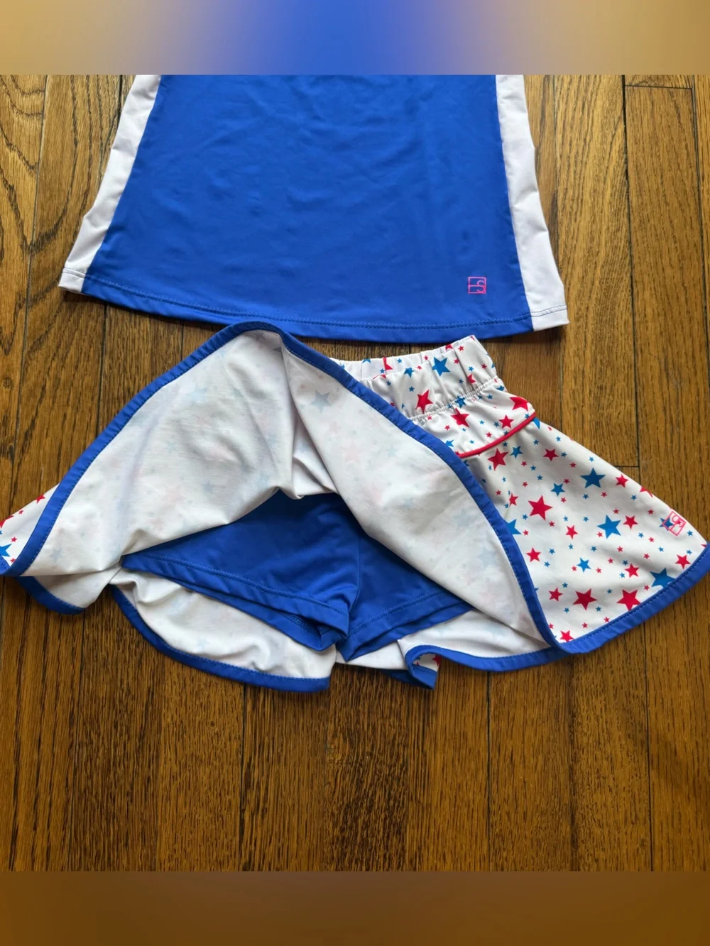 SET Athletics Patriotic Star Skort & Tank Set 5/6